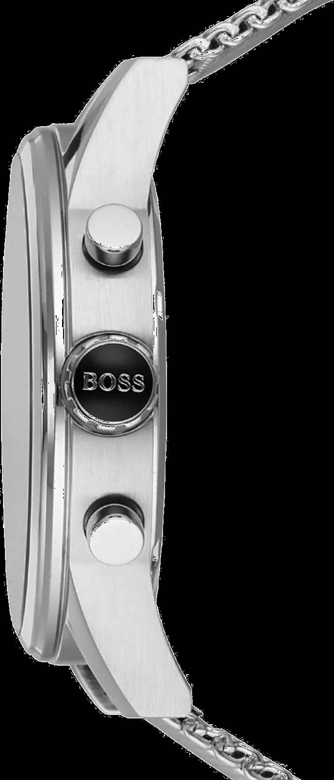 Hugo Boss 1513440 Anthracite Chronograph with Milanese Mesh Bracelet Men's Watch vue 2