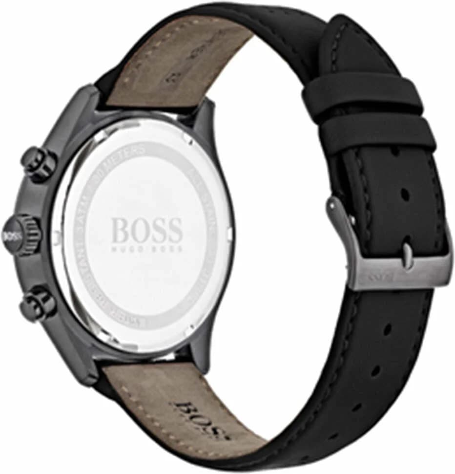 Hugo Boss 1513474 Chronometer Black Stitched Leather Men's Watch vue 4