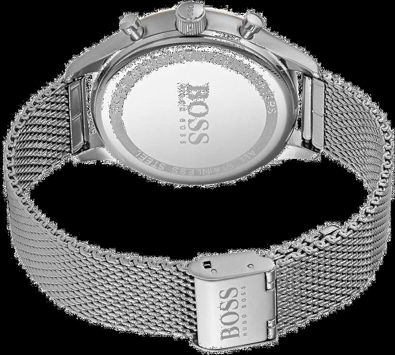 Montre Hugo Boss Companion 1513549 bracelet en maille milanaise vue 3