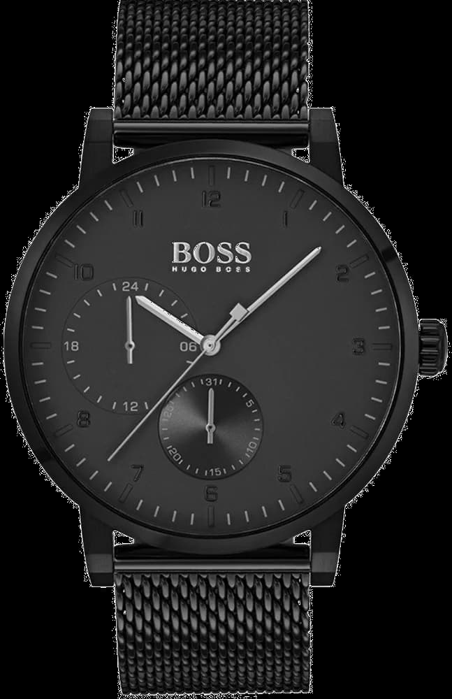 Montre Hugo Boss 1513636 Bracelet Maille Milanaise Noire