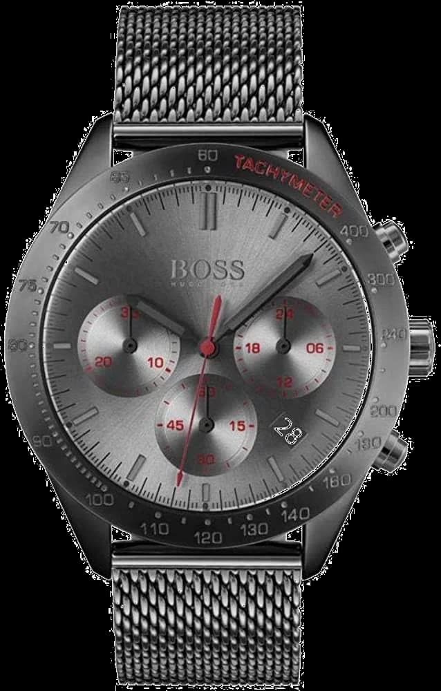 Montre Hugo Boss 1513637 Chronographe Gris Anthracite en Acier