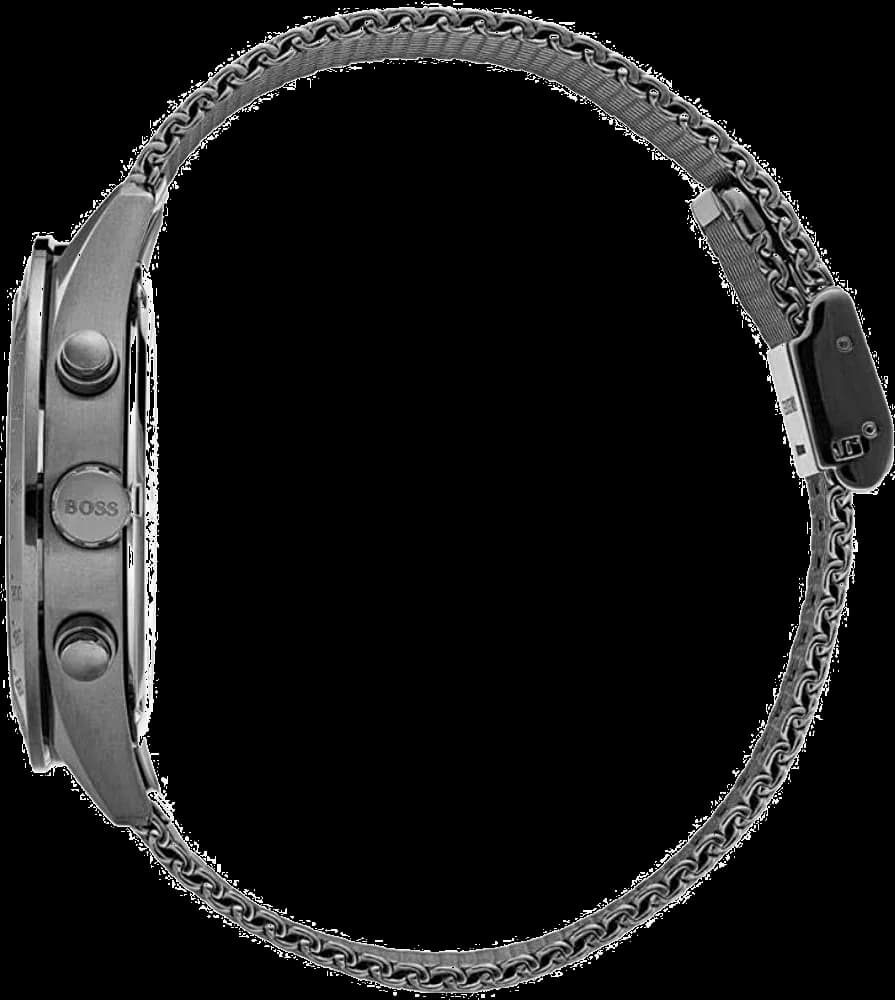 Montre Hugo Boss 1513637 Chronographe Gris Anthracite en Acier vue 2