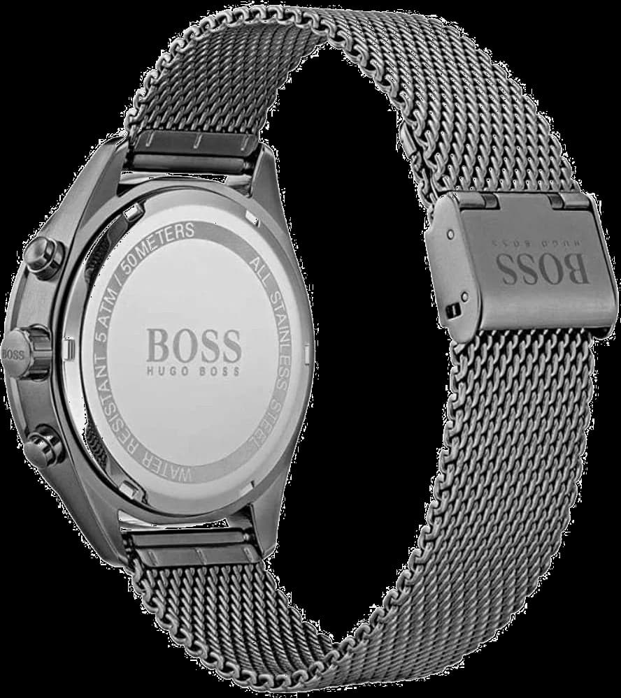 Montre Hugo Boss 1513637 Chronographe Gris Anthracite en Acier vue 3