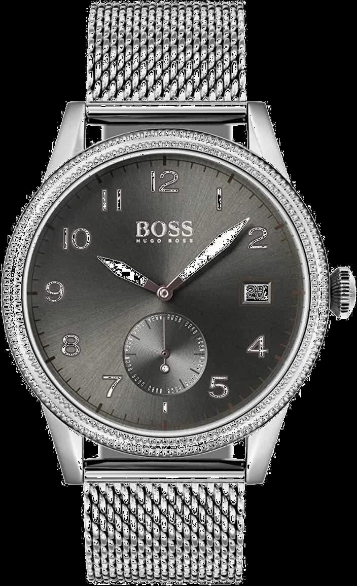 Montre Hugo Boss 1513673 en acier avec bracelet maille milanaise