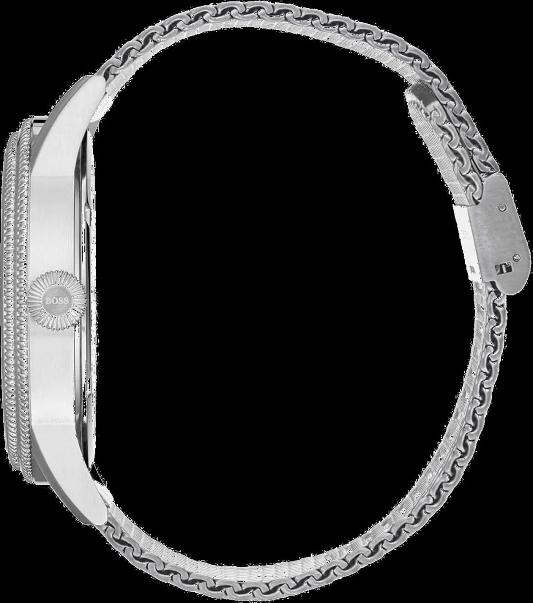 Hugo Boss 1513673 Stainless Steel Watch with Milanese Mesh Strap vue 2