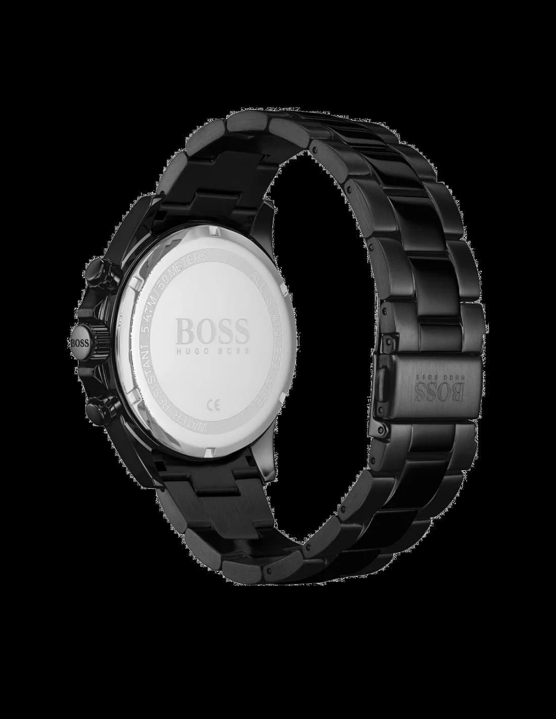 Hugo Boss 1513754 Black Chronograph Steel Men's Watch vue 2