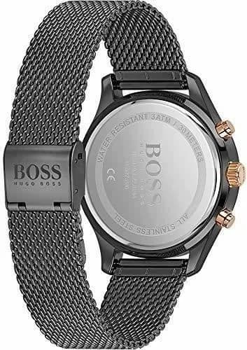 Hugo Boss 1513811 Black Milanese Mesh Watch vue 3