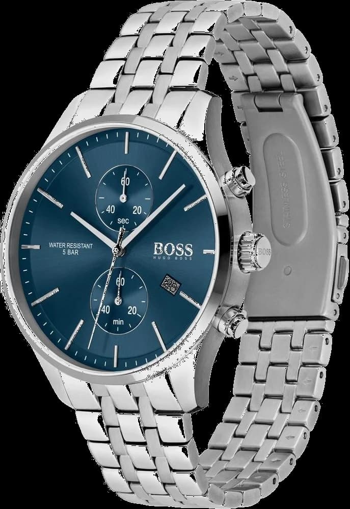 Hugo Boss Associate 1513839 Chronograph Blue Dial Men's Watch vue 2