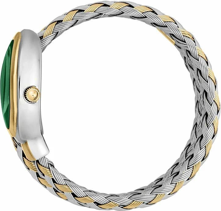 Montre Just Cavalli JC1L264M0065 Acier Bicolore et Cadran Vert vue 3