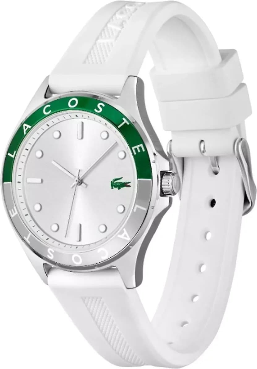 Lacoste Swing 2001265 White Silicone Strap Women's Watch vue 2
