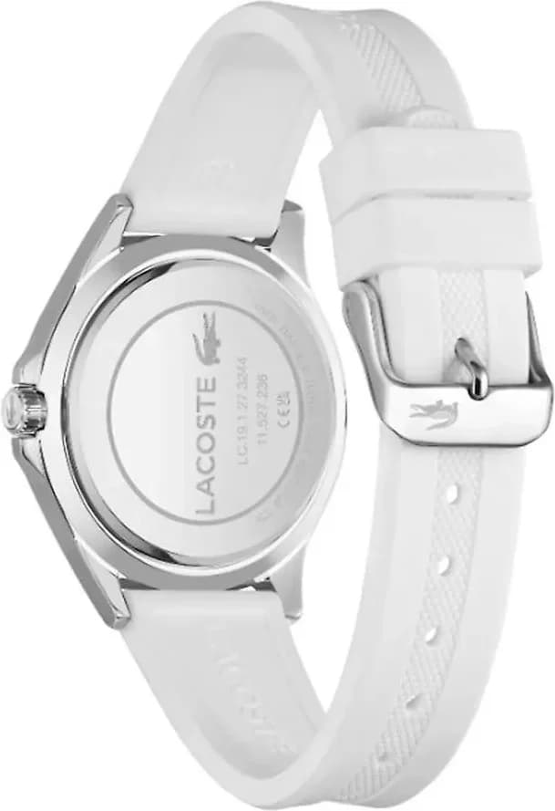 Lacoste Swing 2001265 White Silicone Strap Women's Watch vue 3