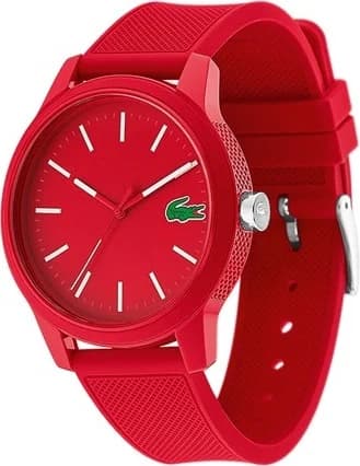Lacoste 12.12 2010988 Red Silicone Strap Men's Watch vue 2