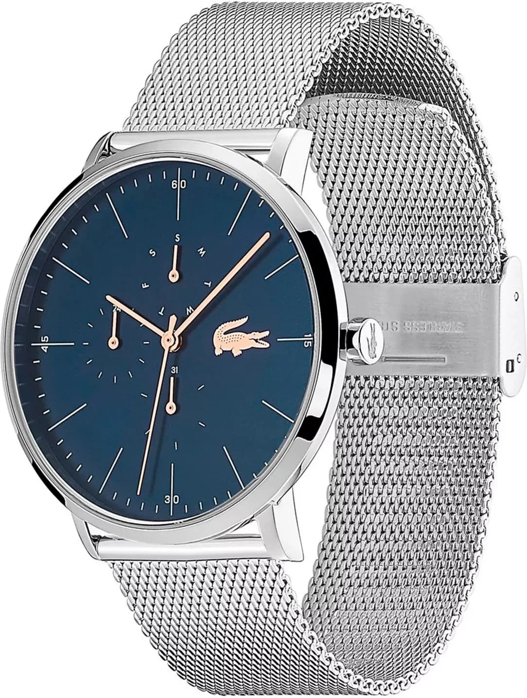 Lacoste 2011024 Watch with Milanese Mesh Strap and Blue Dial vue 2