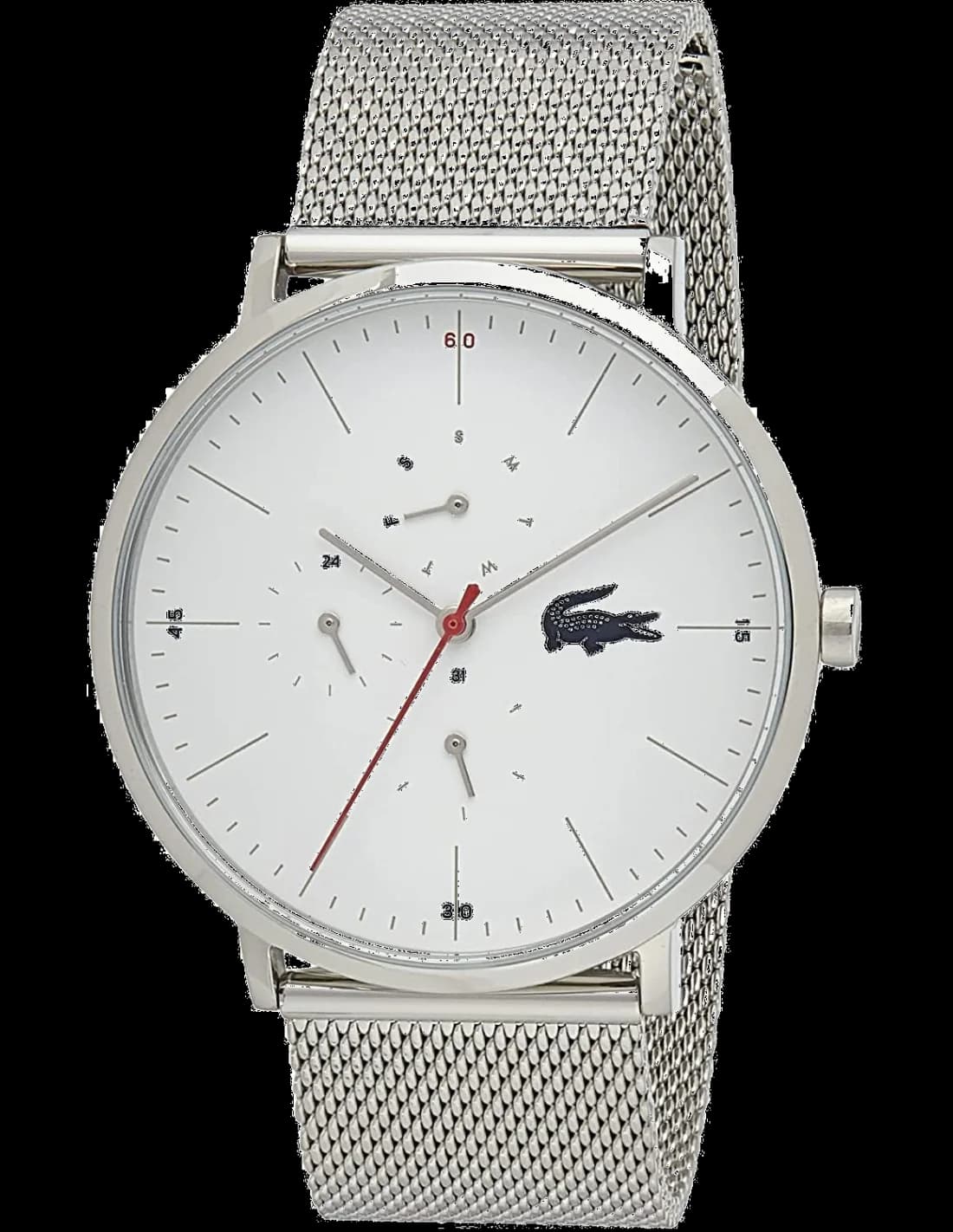 Montre Homme Lacoste 2011025 bracelet maille milanaise argentée
