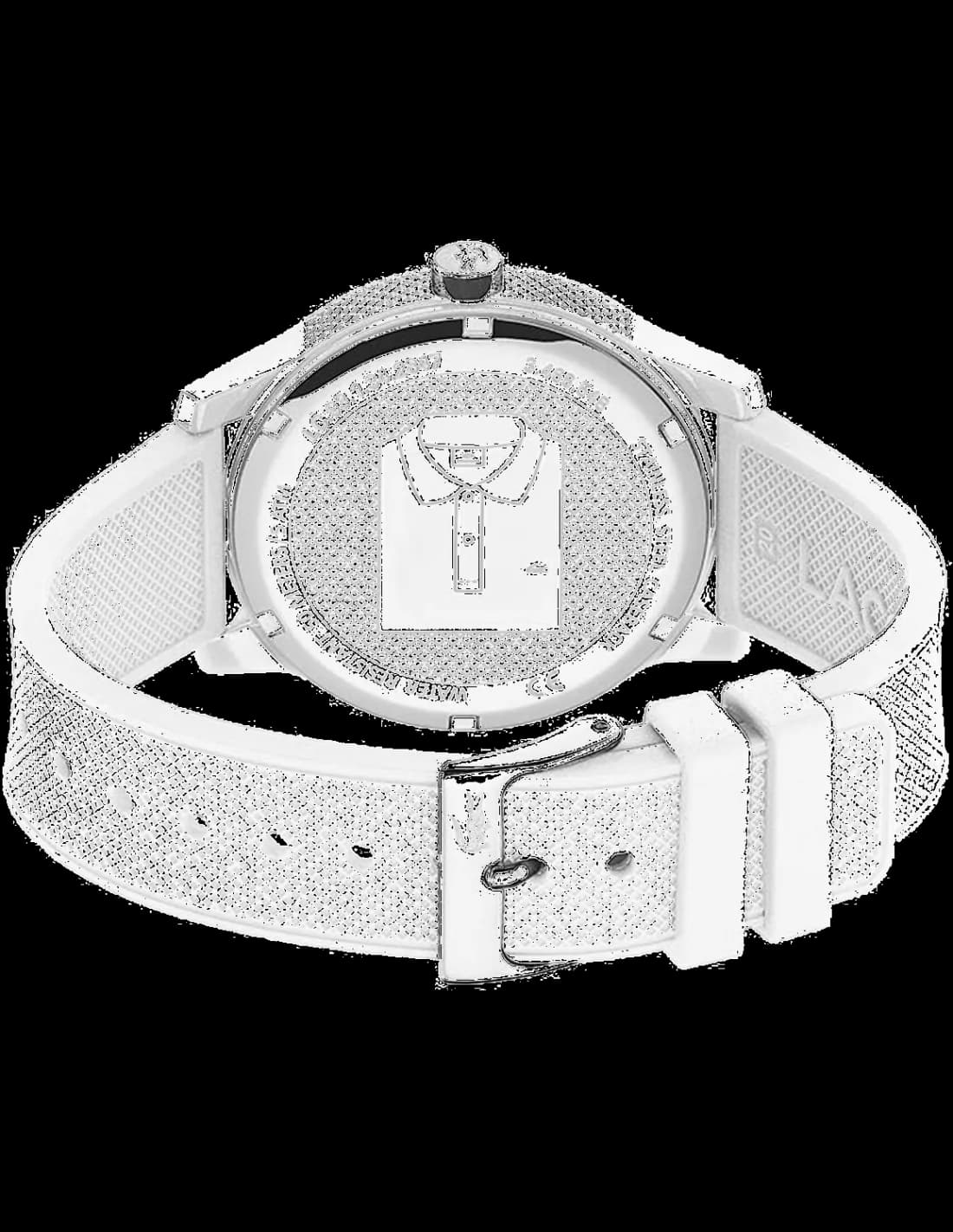 Montre Lacoste 2011039 Bracelet Silicone Blanc vue 2
