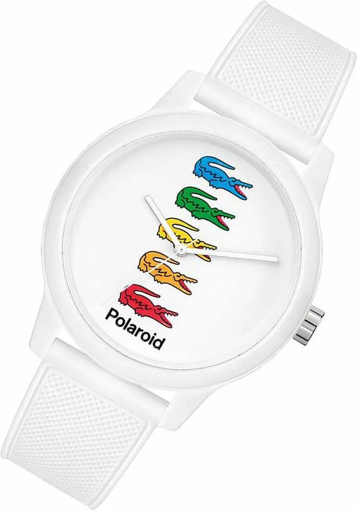 Lacoste 2011130 White Silicone Strap Watch vue 2