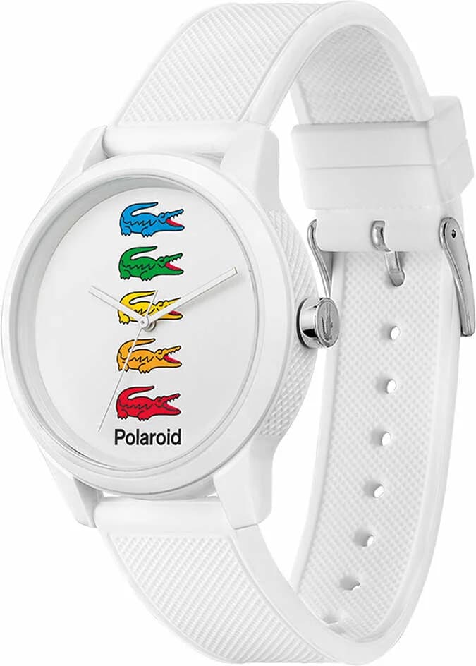 Lacoste 2011130 White Silicone Strap Watch vue 3