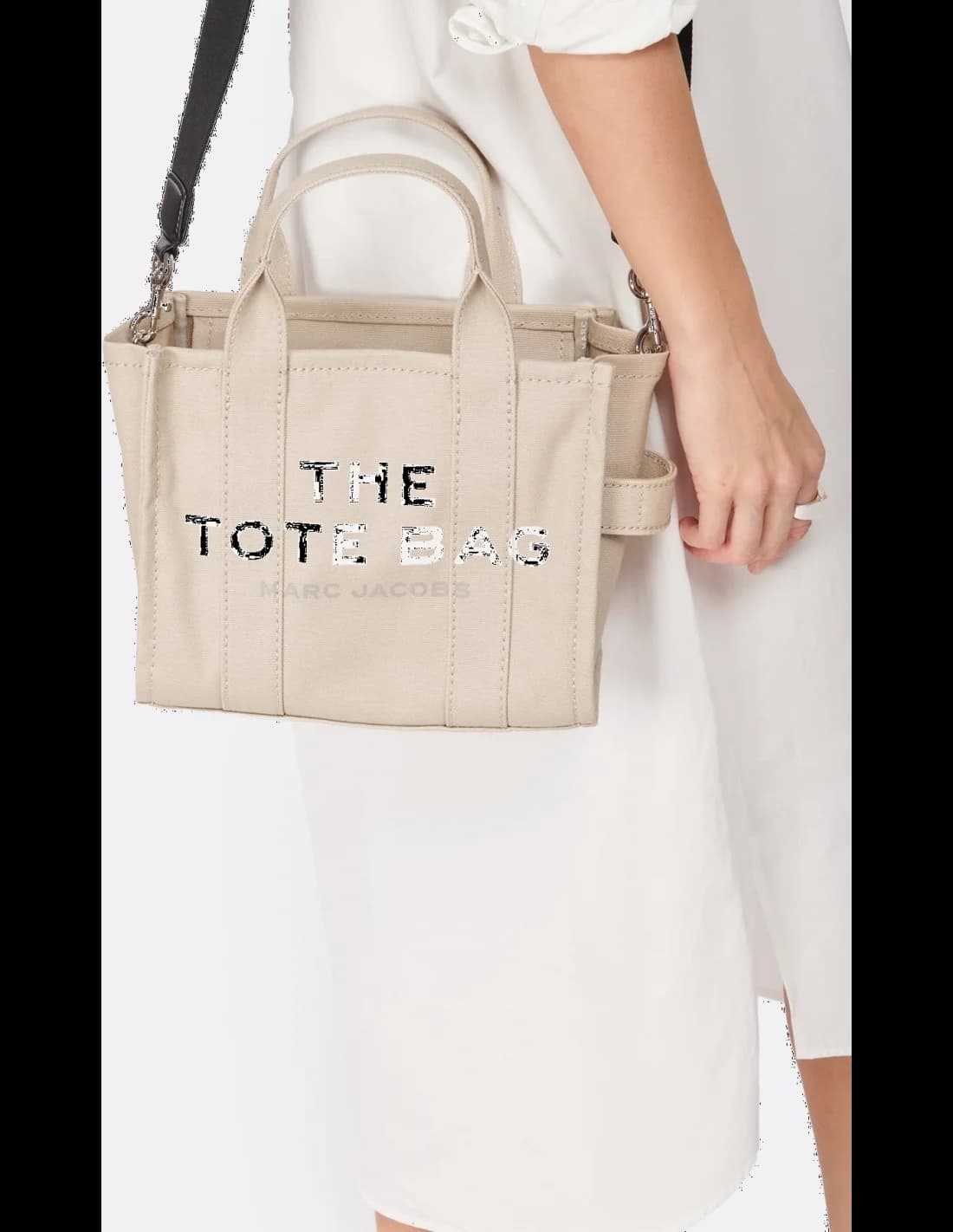 Sac à main Marc Jacobs The Mini Tote Bag en toile vue 3