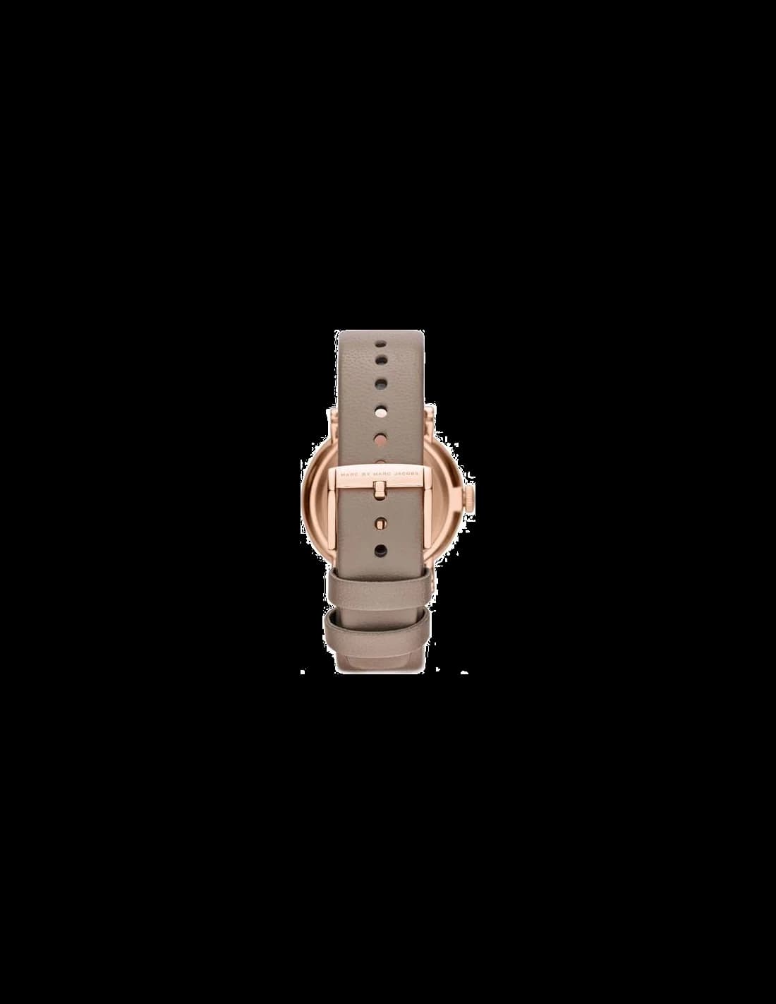 Marc Jacobs MBM1266 Rose Gold Plated Steel and Grey Leather Women's Watch vue 2