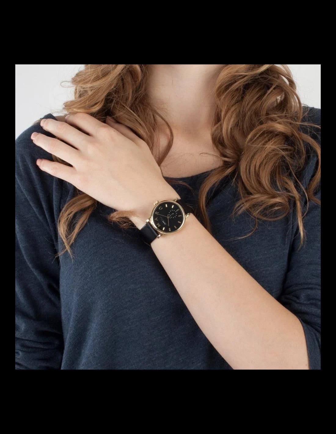 Marc by Marc Jacobs Baker MBM1269 Black Strap and Dial Women's Watch vue 4