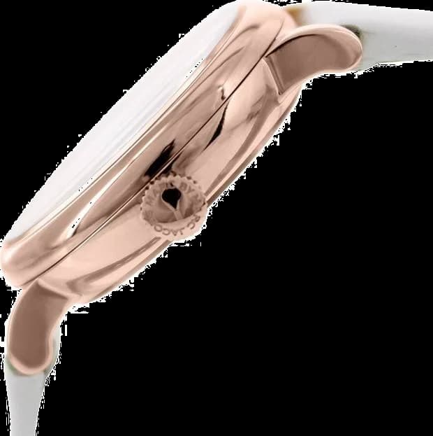 Marc Jacobs MBM1284 Rose Gold Case and White Leather Women's Watch vue 2