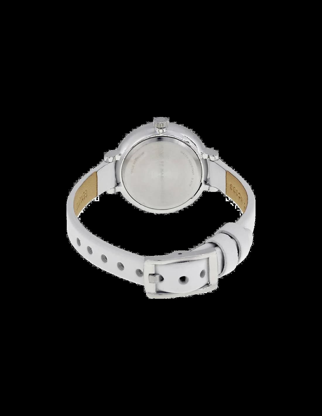 Marc Jacobs MBM1350 Sally White Dial and Leather Strap Women's Watch vue 3