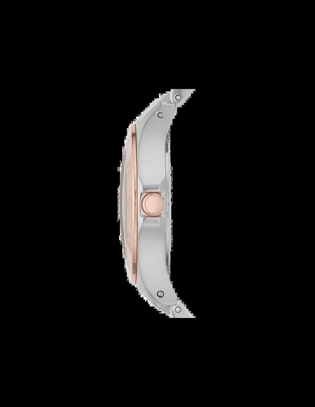 Montre Marc By Marc Jacobs MBM3129 Bracelet et cadran bi-ton acier et or rose vue 2