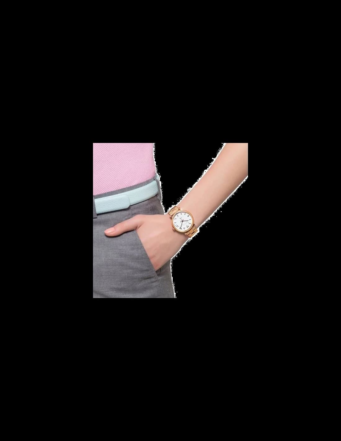 Montre Marc Jacobs MBM3244 en Acier Rose Gold avec Cadran à Lettres vue 3