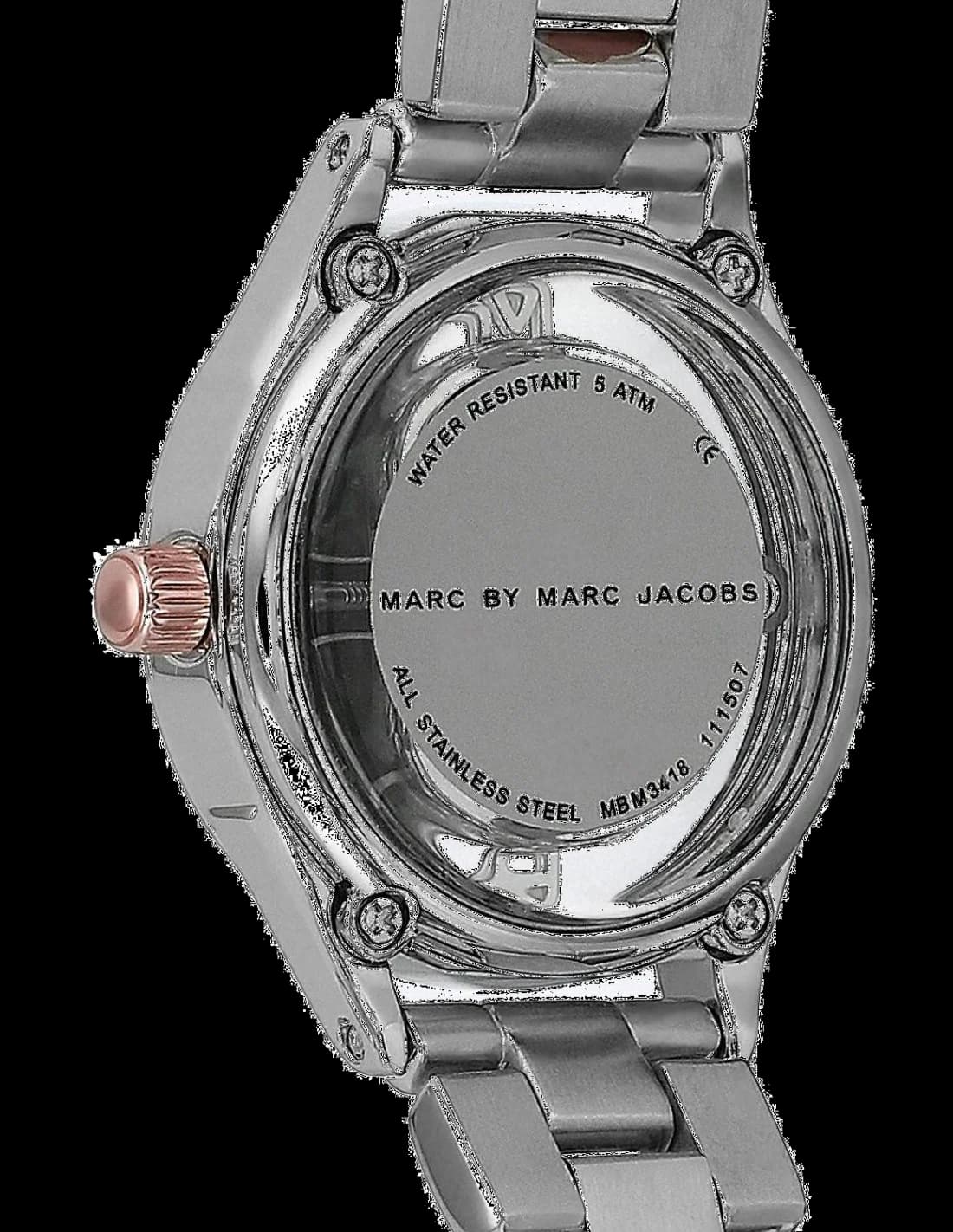 Marc Jacobs Tether MBM3418 Rose Gold Women's Watch vue 2