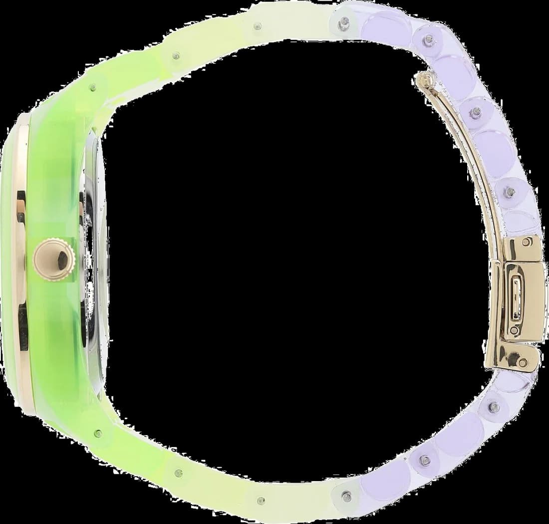Marc Jacobs Henry MBM4569 Transparent Green Plastic Watch vue 2