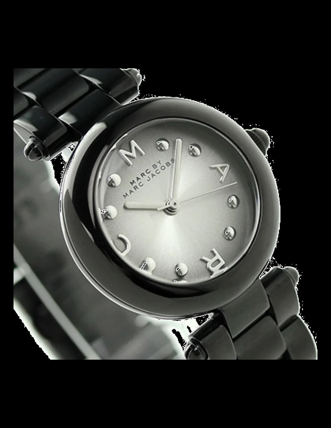 Marc Jacobs MJ3453 Black Link Bracelet Women's Watch vue 2