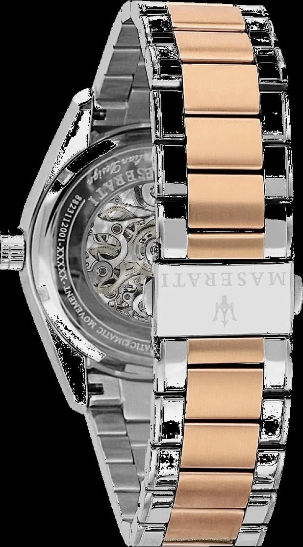 Maserati Traguardo Automatic R8823112001 Skeleton Dial Men's Watch vue 3
