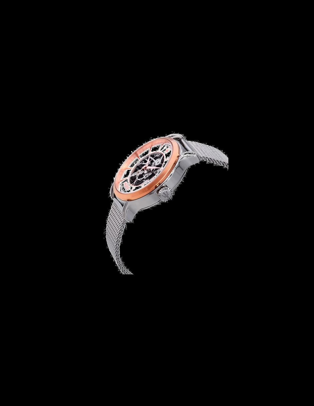 Maserati Epoca R8823118001 Automatic Skeleton Dial Milanese Mesh Men's Watch vue 2