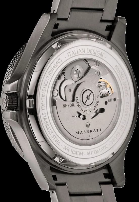 Maserati Sfida R8823140001 Automatic Skeleton Dial Men's Watch vue 2