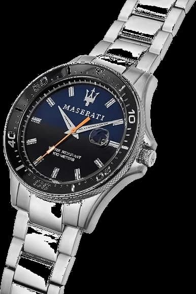 Maserati Sfida R8853140001 Men's Watch Round Black and Blue Gradient Dial vue 2