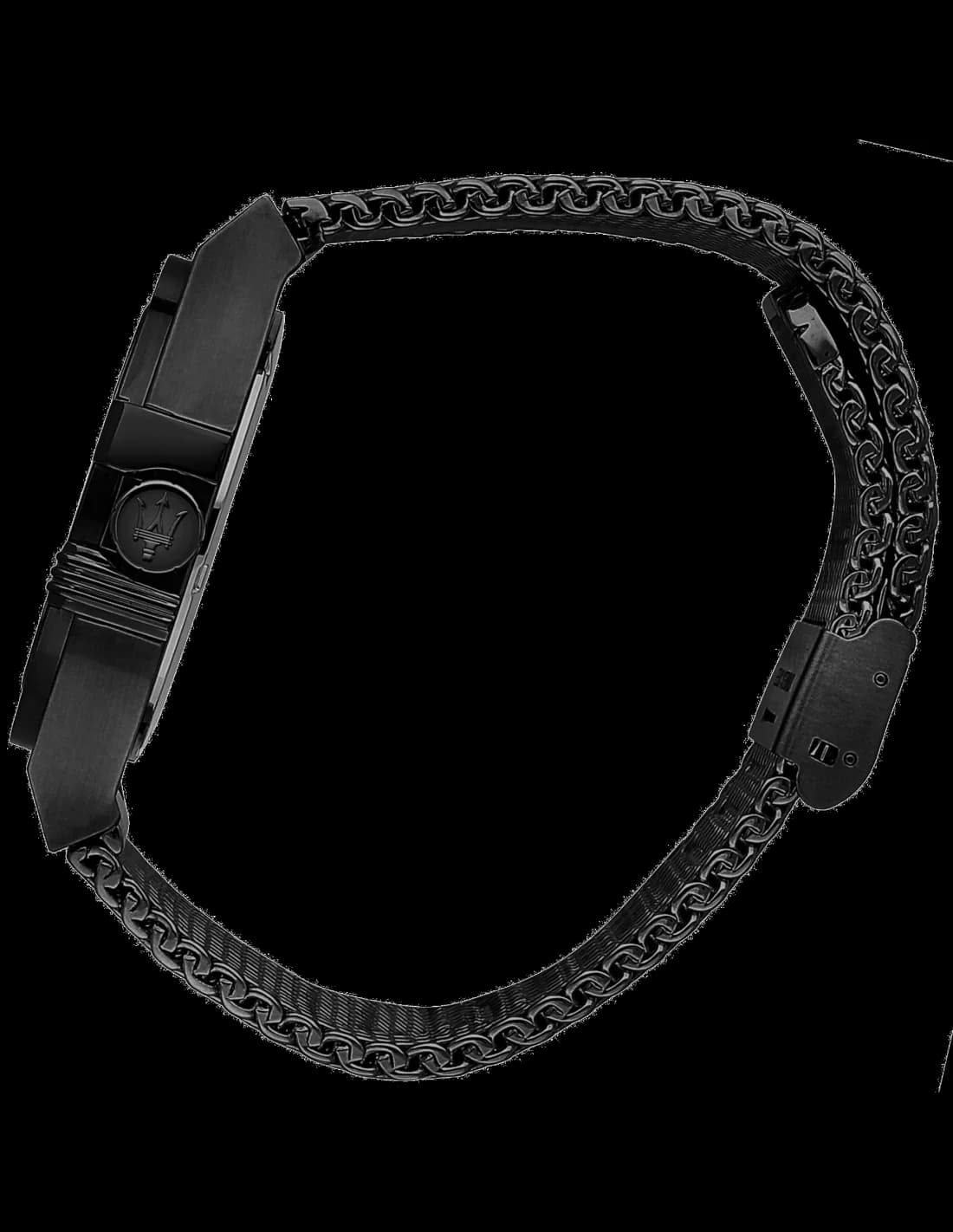 Maserati Potenza Aqua Edition R8853144002 Black Stainless Steel Milanese Mesh Watch vue 3