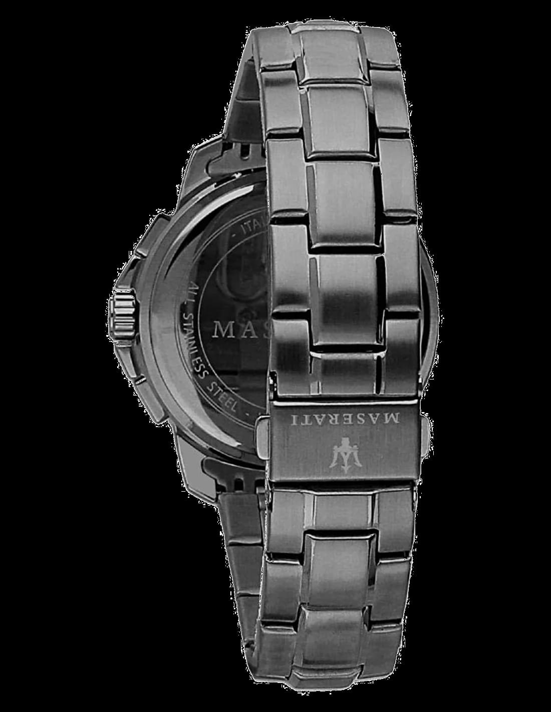 Maserati Successo R8873621005 Black Stainless Steel Round Men's Watch vue 2