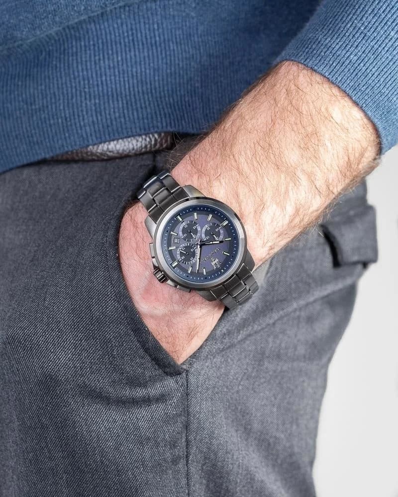 Maserati Successo R8873621005 Black Stainless Steel Round Men's Watch vue 4