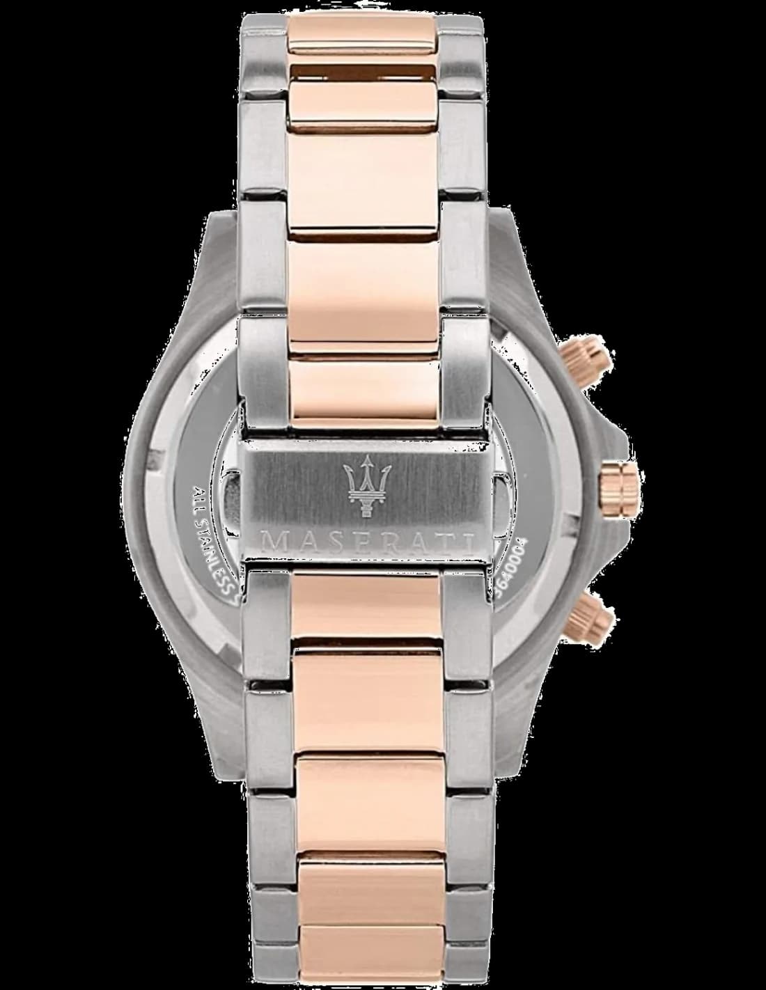 Maserati Sfida R8873640002 Men's Watch Sport Chronograph Rose Gold Details vue 2