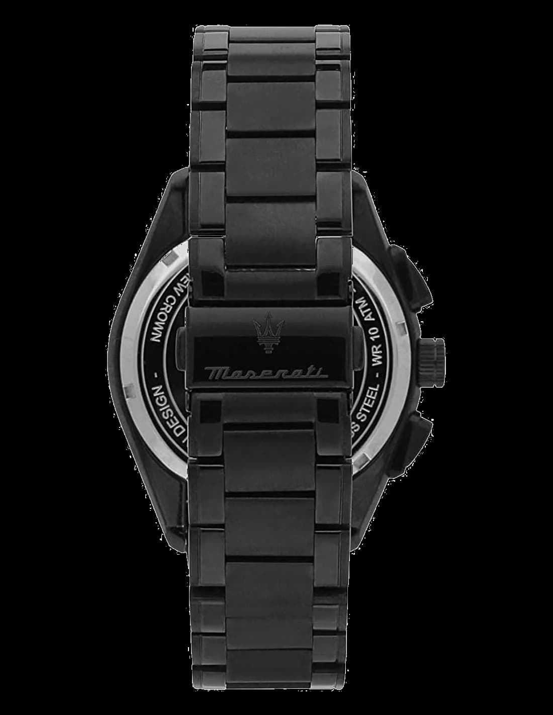 Maserati Traguardo Aqua Edition R8873644002 Black Steel Turquoise Details Men's Watch vue 3