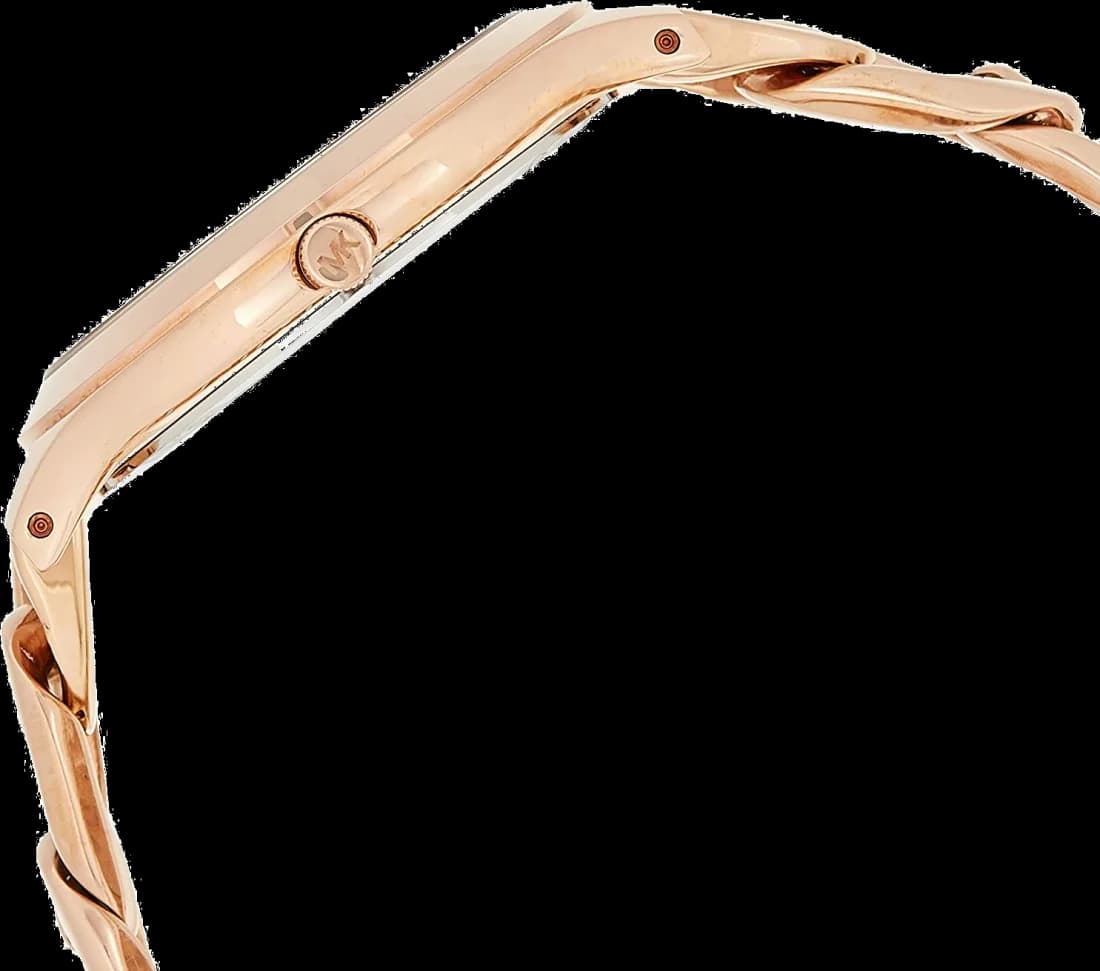 Michael Kors MK3223 Rose Gold Stainless Steel Stick Index Watch vue 2