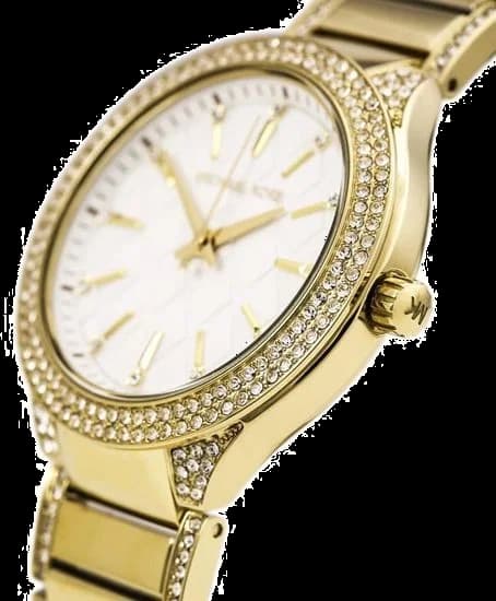 Michael Kors MK3347 Yellow Gold Stainless Steel Bracelet Watch vue 2