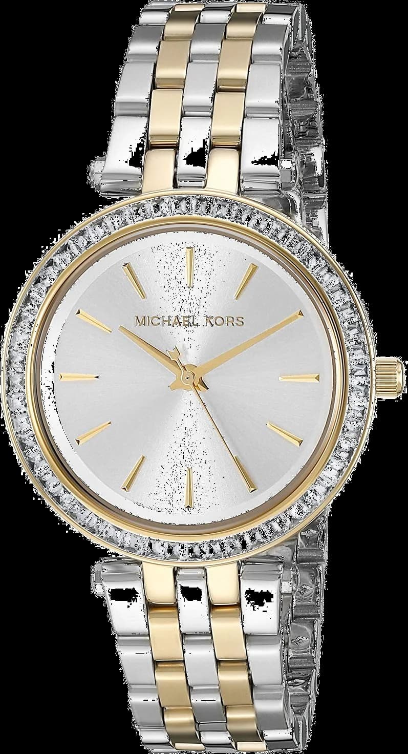 Michael Kors Mini Darci MK3405 Two-Tone Gold and Silver Stainless Steel Women's Watch