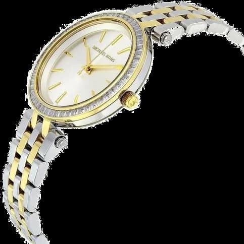 Michael Kors Mini Darci MK3405 Two-Tone Gold and Silver Stainless Steel Women's Watch vue 3