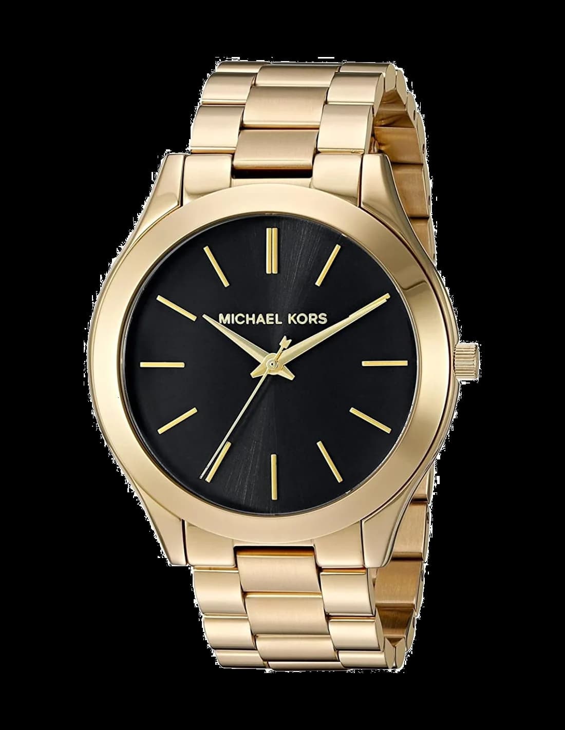 Montre Femme Michael Kors MK3478 Acier Doré et Cadran Noir