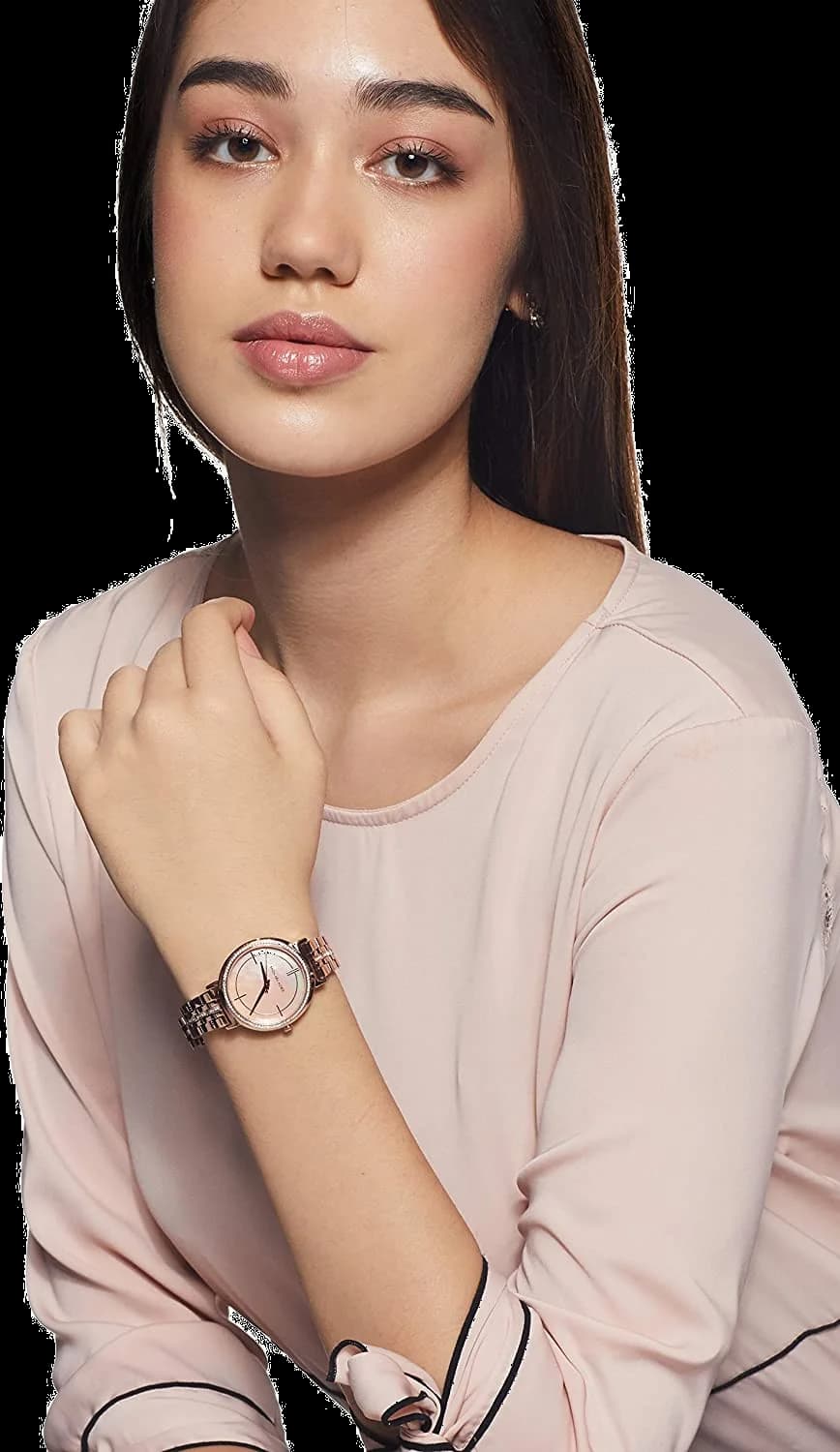Michael Kors Cinthia MK3643 Rose Gold Women's Watch vue 3