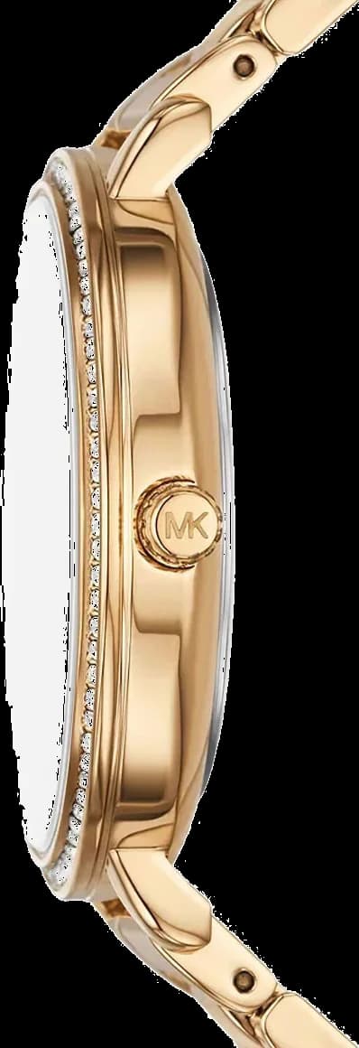 Michael Kors Pyper MK4666 White Dial Gold Stainless Steel Women's Watch vue 3