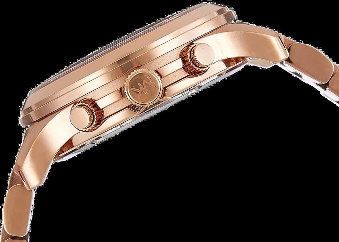 Michael Kors Runway MK5128 Rose Gold Stainless Steel Women's Watch vue 2