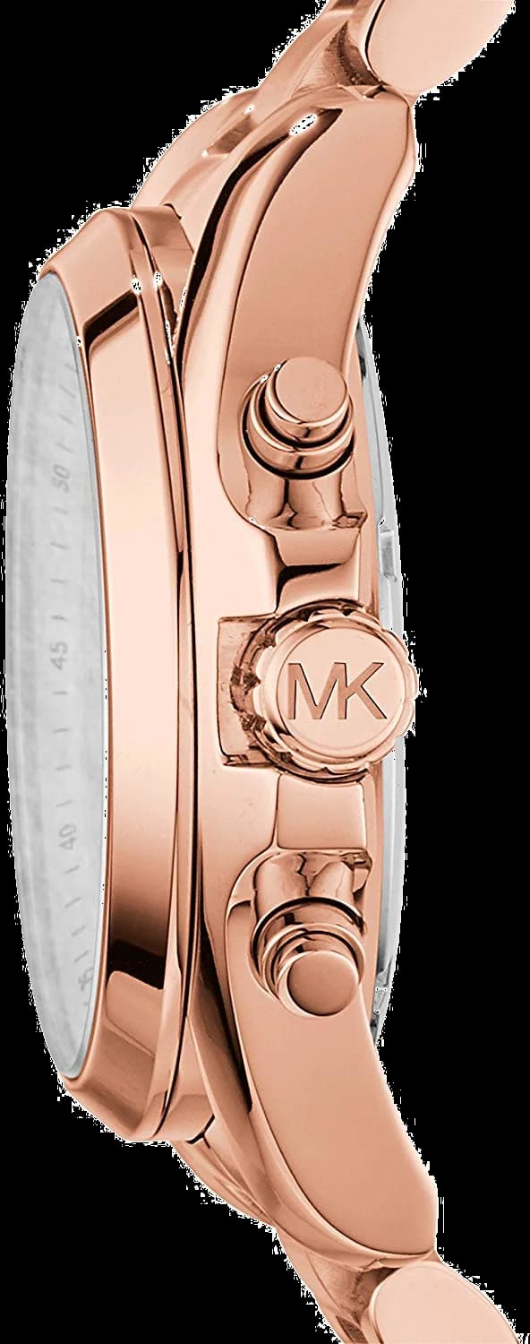 Michael Kors MK5503 Bradshaw Stainless Steel Rose Gold Women's Watch vue 2