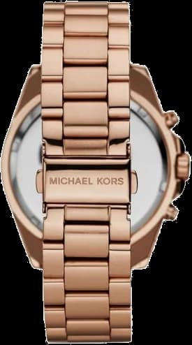 Michael Kors MK5503 Bradshaw Stainless Steel Rose Gold Women's Watch vue 3